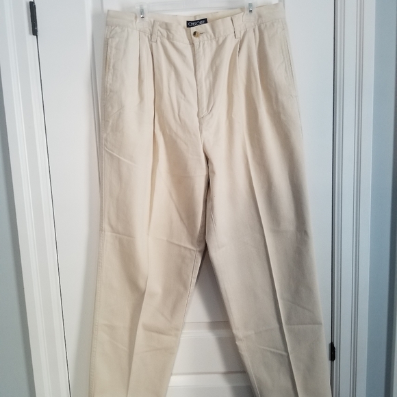Creme-White Dress Pants - Picture 2 of 5